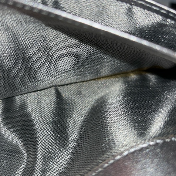 CHANEL Mademoiselle Coco Mark Logo Stripe Long  Leather Wallet w/COA - Picture 12 of 16